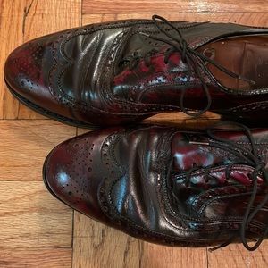 Oxblood Burgundy Leather Oxfords/Brogues. Brand new soles and laces. Mens 11.5
